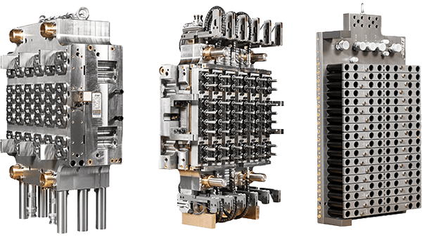 Moldes de inyección para preformas PET