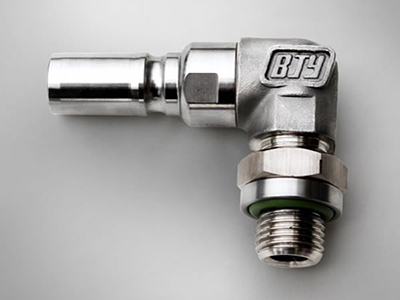 Bent male connector (90°)